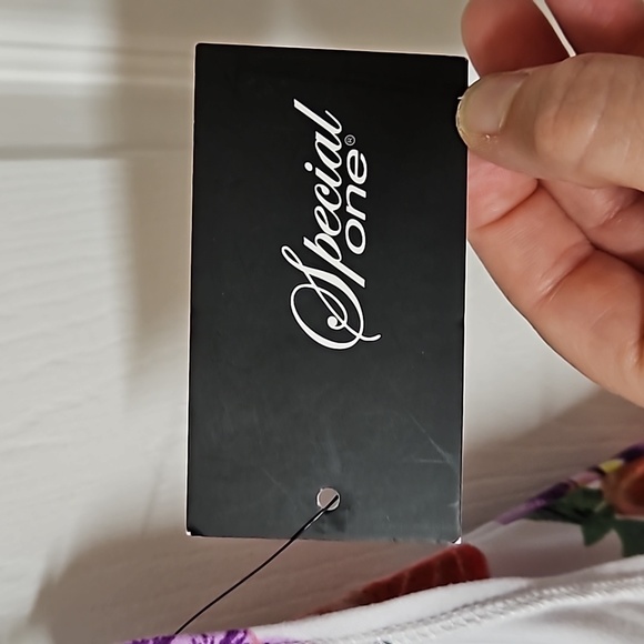 Special One Juniors Long Sleeveless Floral Pink Purple White Lightweight Dress S - Picture 6 of 12